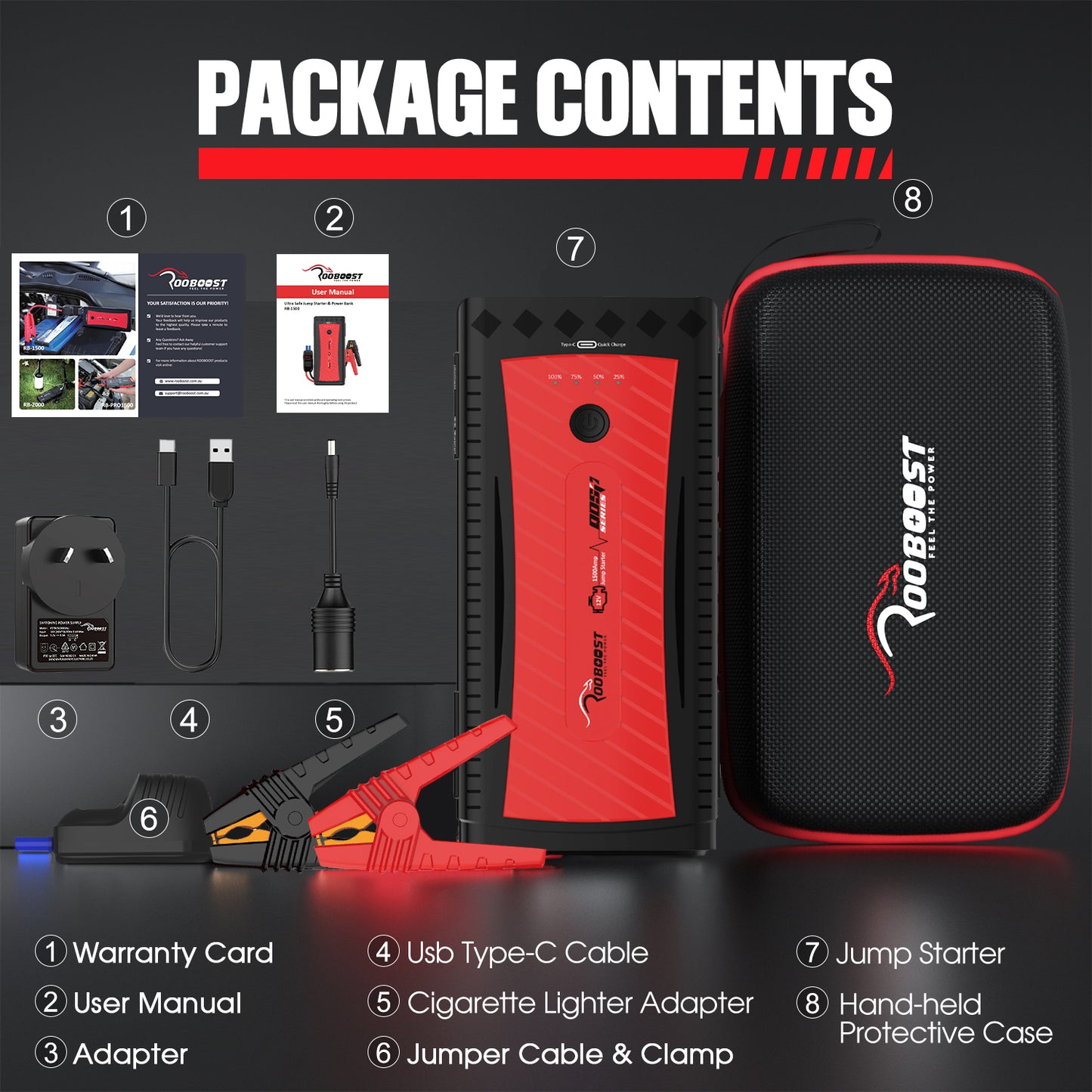 Jump Starter & Power Bank RB-1500