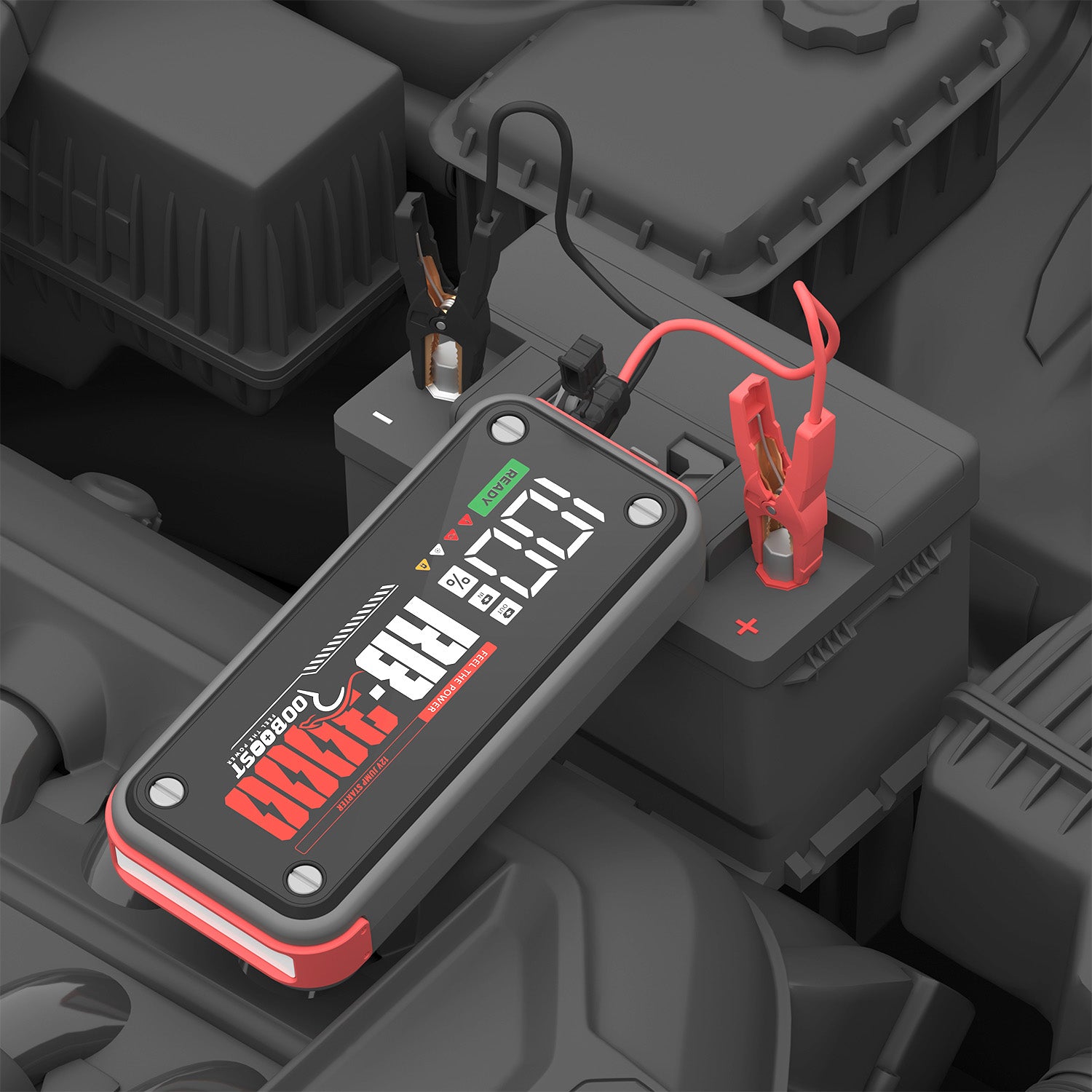 Rooboost Jump Starter Car Battery Starter Pack