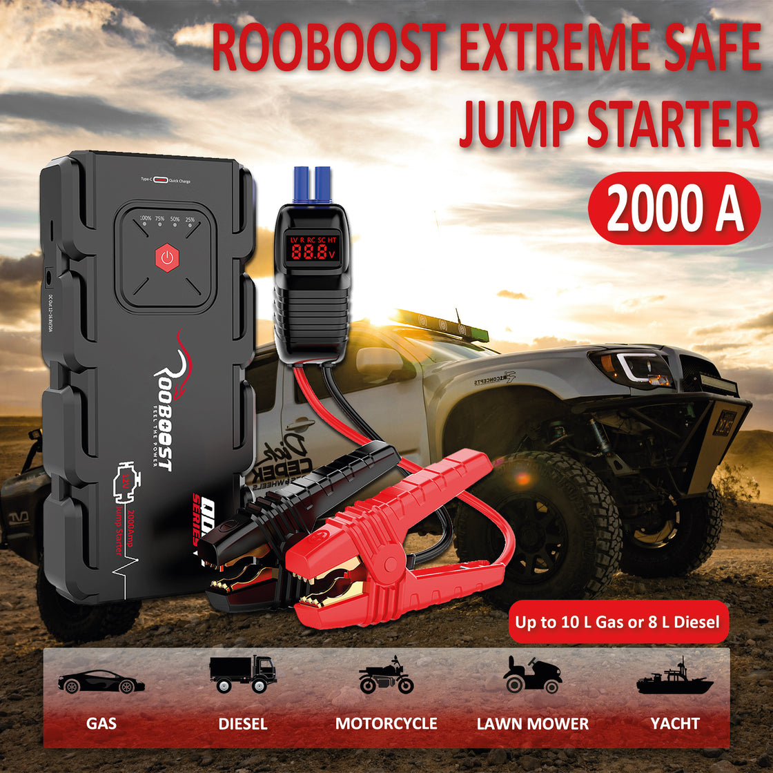 Extreme Safe Car Jump Starter & Power Bank